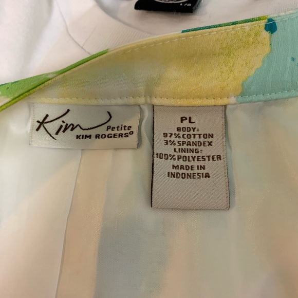 Kim Rogers Top or Lightweight Jacket. Size PL - Picture 8 of 8